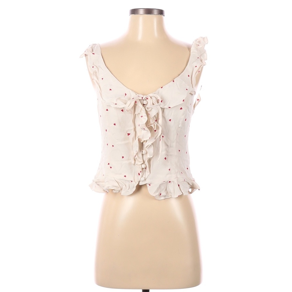 William B Sleeveless Blouse